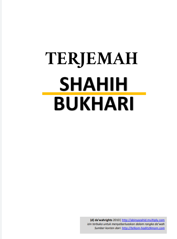 Kitab Shahih Bukhari Terjemahan Indonesia – Ilmu